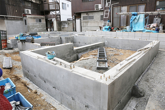 平成29年2月22日 立派な基礎が出来上がりました！